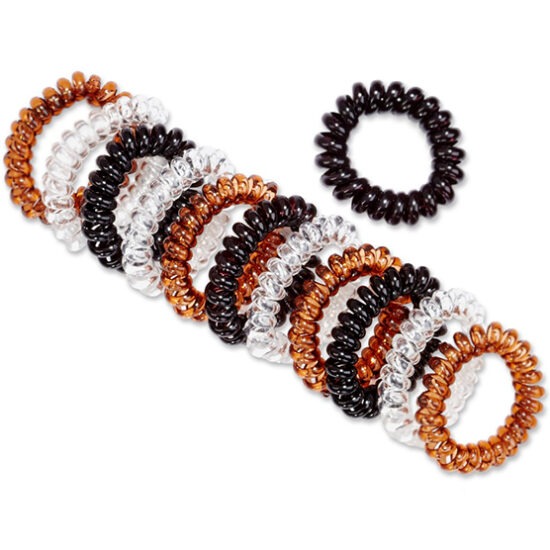 Spiral Hair Ties 12pk image number 3.0