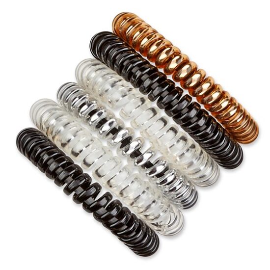 Spiral Hair Ties 6pk