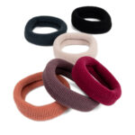 Tamera Ribbed Hosiery Hair Ties 6pk image number_yy (2)